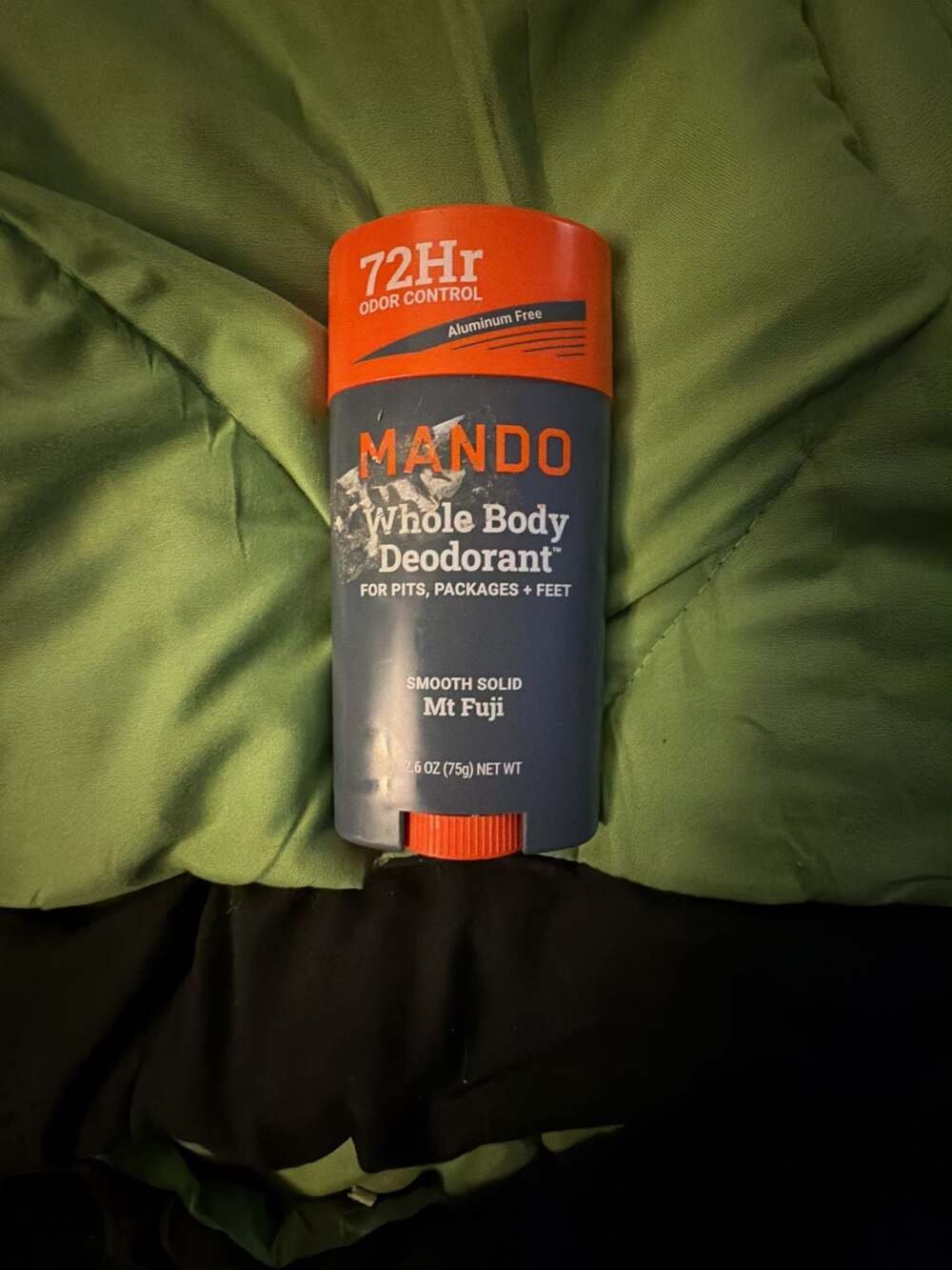 Mando Whole Body Deodorant Smooth Solid Mt Fuji 2.6 oz Stick